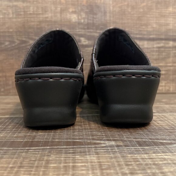 Clarks Bendables Leather Slip-On Clog - Size 6 - Picture 11 of 16